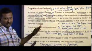 Definition of Organisation  Characteristics of Organisation  Principles of Marketing Lectures [upl. by Drucill624]