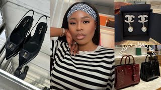 LUXURY SHOPPING UNBOXING  YSLGucciTory BurchBurberryChanel  adidas Samba amp MY WISHLIST 2024 [upl. by Petuu843]