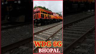 WDG 6G डीजल लोकोमोटिव। 6000 हॉर्स पावर। Indian Railways bhopal railwaynews [upl. by Fredek]