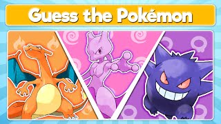 Guess the Pokémon  Whos That Pokémon Quiz [upl. by Wilson374]