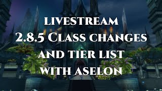 Talking about class changes and 1v1 class tier list  Costream with Aselon [upl. by Engvall178]