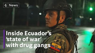 Ecuador declares ‘state of war’ against drug gangs [upl. by Yraeg]