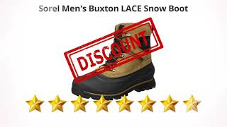 Sorel Mens Buxton LACE Snow Boot  Review and Discount [upl. by Avla867]