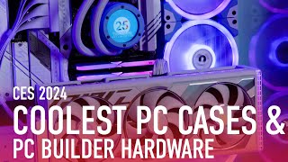 CES 2024 Coolest PC Cases amp PC Builder Hardware [upl. by Wasson]