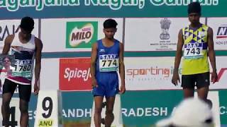 100m Boys U14 final  35th National Junior Athletics Championships 2019 [upl. by Ispep625]