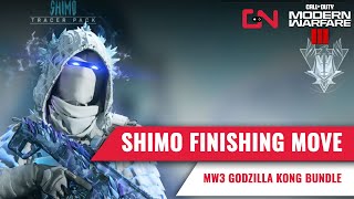 SHIMO Finishing Moves Showcase Shimo Frostbite Finish Finisher  COD MW3 Season 3 [upl. by Nnybor554]