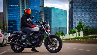 JAWA 42 FJ 350 First Ride Review [upl. by Nylemaj]