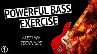 The Most Powerful Exercise Ever For Bass Fretting Hand EVER No281 [upl. by Ddart]