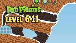 Bad Piggies The Road To El Porkado Level 611 Walkthrough 3 Star [upl. by Georgetta]