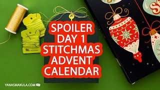 SPOILER 12 Days of Stitchmas Spellbinders Advent Calendar Day 1 [upl. by Nnyre]