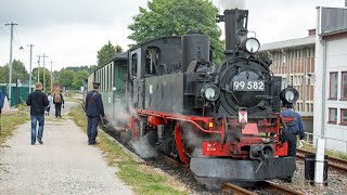 Museumsbahn Schönheide  Rangierfahrten in Stützengrün [upl. by Oyam]