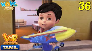 Vir The Robot Boy In Tamil  Chalak Pilot Tamil Cartoon Stories For Kids  WowKidz தமிழ் [upl. by Aipmylo]