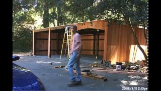 Building a Carport  Timelapse [upl. by Tory]