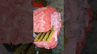 Rosette Cake Recipe By ErshaMalik Easy Cake🍰 letsdothisErshaMalikfoodie Cakefrostingrecipe [upl. by Eiromem]