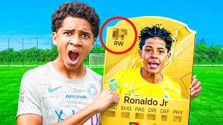 I Made Kid Ronaldo Take A Pro Football Test How Good is he [upl. by Nedyah]