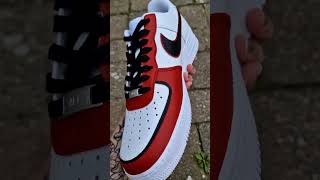 How to custom hand paint Nike AF1 sneakers  Legend Sidhu Moosewala [upl. by Ettenyl]