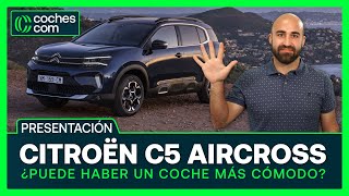 CITROËN C5 AIRCROSS ➡ Estética ➕ Tecnología ➕ Mecánica 👉 ¡COMODIDAD 🚗 Prueba  Opinión  Cochescom [upl. by Osmond]