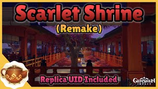 Scarlet Shrine Serenitea Pot Replica UID  Genshin Impact [upl. by Asila448]