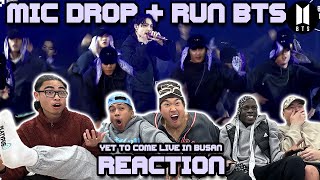 OUR FIRST BTS LIVE  BTS Yet To Come MIC Drop  Run BTS [upl. by Agosto]