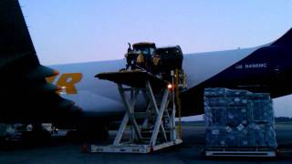 AGCO Challenger MT585D on a Boeing 747 [upl. by Quiteri]