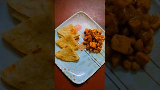 Panner and porota combo😋food youtubeshorts thali [upl. by Kannav]