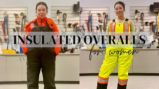 Insulated Overalls for Women  Regular amp HiVis Overalls [upl. by Darcia]