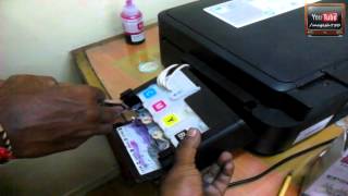 HOW TO REMOVE INK IN CARTRIDGE EPSON L210 [upl. by Suivart]