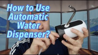 Are Portable Automatic Water Bottle Pump Dispenser Worth it [upl. by Zil765]