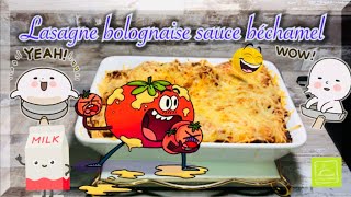 COMMENT FAIRE UNE SAUCE béchamel RECETTE 9 LASAGNE BOLOGNAISE  FACILE ET RAPIDE [upl. by Arturo]