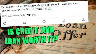 Is CreditJoin A Legitimate Lender Should You Accept Their Loan Offer You Got In Your Mail [upl. by Nwahsar]