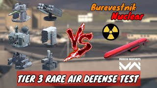 Tier 3 Rare Air Defense Vs New Burevestnik Nuclear Missile  Modern Warships [upl. by Zehc]