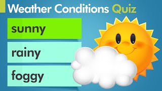 EQ English Quiz  The Weather Quiz for Children [upl. by Rosenquist]