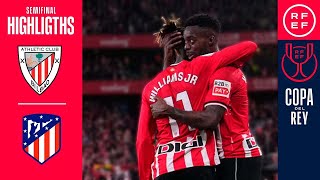 Resumen  Copa del Rey  Athletic Club 3–0 Atlético de Madrid  Semifinal vuelta [upl. by Nivle]