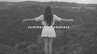 lana del rey  summertime sadness slowed n reverb [upl. by Gnehp279]