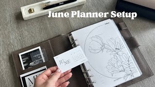 June budget planner setup  Monthly financial overview [upl. by Gurl]