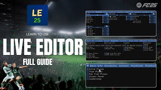 Live Editor Guide  Full Tutorial  EA Sports FC 25 [upl. by Nylyaj487]