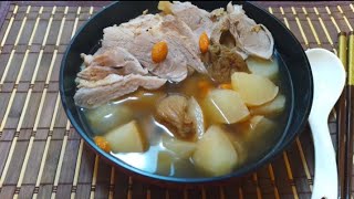 香茅梨子豬腱湯 Lemongrass Pear Pork Shank Soup 芬芳美味潤燥消炎秋日湯水 Aromatic Moisturizing Antiinflammatory Soup [upl. by Ohce381]