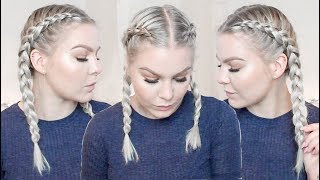 How To Dutch Braid Your Own Hair Step By Step For Complete Beginners  FULL TALK THROUGH [upl. by Name381]