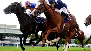 Epic finish great winner ECONOMICS strikes in the 2024 Irish Champion Stakes [upl. by Idnir]