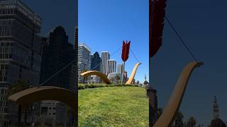 Cupid’s Span San Francisco sanfrancisco art sculpture  publicart baybridge [upl. by Sondra]