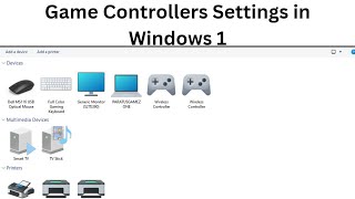 How to reach your gaming controller settings in Windows 11 [upl. by Sabino]