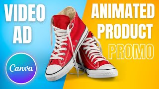 Creative Product promo in Canva  Animated Product slideshow  Video Ad in Canva [upl. by Nnayar116]