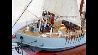 FRAM  WOODEN MODEL SHIP  HANDICRAFT MODEL BOAT [upl. by Neely]