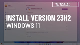 Windows 11 23H2 EASY manual install 2 methods [upl. by Sitarski]