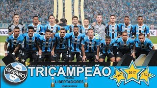 Grêmio 2017  Título Libertadores [upl. by Etteb965]