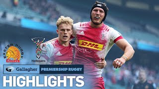 Exeter v Harlequins  FINAL HIGHLIGHTS  Gallagher Premiership 202021 [upl. by Aneelehs]