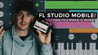 CAN YOU SUCCEED AS AN FL STUDIO MOBILE PRODUCER Making a Beat FL Studio [upl. by Ecnedac331]