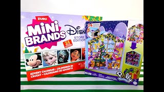 Unboxing Mini Brands Disney Store amp Polly Pocket Advent Calendars [upl. by Storm]