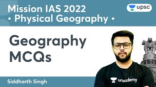 Geography MCQs  Physical Geography  Mission IAS 2022  UPSC CSE  Siddharth Singh [upl. by Wightman809]