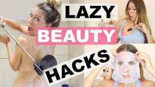 LAZY GIRL BEAUTY HACKS [upl. by Zzahc]